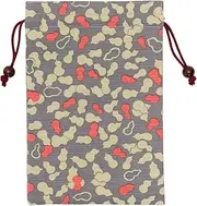 Kyoyu 029001902 Goshuin Book Drawstring Bag, Mashu Gourd, Gray, 10.4 x 7.1 inches (26.5 x 18 cm)