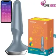 Satisfyer APP Controlled Anal Vibrating Butt Plug Rechargeable Prostate Sex Toy