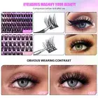 126 Clusters DIY Lash Extensions Kit D Curl Fluffy Individual Lash Extension AGS