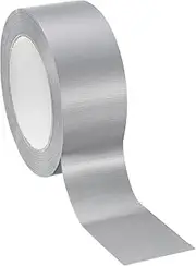 uxcell 1.6"x0.009" Bookbinding Tape, 22 Yard Cloth Bookbinding Repair Tape Book Binding Tape Self Adhesive for Repairing Old Books, Silver