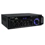 Amplifier Bt 298 Pro Home Theater Amplifier Karaoke Dual Channel Stereo Bluetooth 5.0 Maximum 800W Black