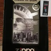 Zippo 218 Statue Of Liberty New York City Lighter + FLINT PACK