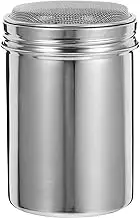 PHENOFICE Cappuccino Sprinkle Shaker Powdered Sugar Duster Fine Mesh Lid for Baking