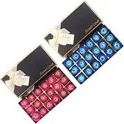 Healeved 2boxes Creative present Mothers Day Present Rose Soap Flower Soap Soap