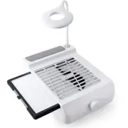 Beakey Nail Dust Collector with Light Hand Pillow Powerful Extractor Suction Fan for Home or Salon Manicure Tool
