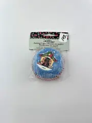 Mary Engelbreit Baking Cups Cupcake Liners Blue w/Scottish Terrier 50 count