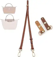 [SEPYIQI] Leather Purse Straps, Replacement Crossbody Shoulder Strap for Le PLIAGE, Punch-Free Leather Strap for Bag Handbag Clutch Accessories Set