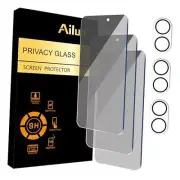 3 Pack Privacy Screen Protector for iPhone 16 [6.1 inch] + iPhone 16-6.1 Inch