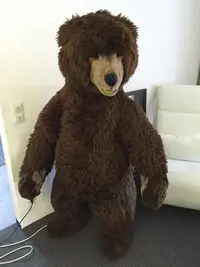 在飛比找Yahoo!奇摩拍賣優惠-德國Steiff 大型動物出租—美國棕熊(1:1尺寸)