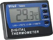 Mini LCD Digital Thermometer Temperature Meter Celsius Fahrenheit Degree In Out Fridge Freezer Thermometer with Probe Max Min Value Display