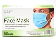 FLTR General Use Face Mask - 3 Layer Construction - 50 Pack
