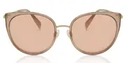 Karen Millen KM5042 297 Women’s Sunglasses Gold Size 55