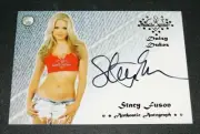 2015 Benchwarmer STACY FUSON Daizy Dukez #44 Gold Foil Black Autograph PLAYBOY