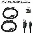 2pcs USB Data Cable Cord For Kodak EasyShare DX6340 DX6440 DX6490 DX7440 DX7590