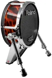Skin Shell Wrap for Roland V-Drum KD140 Kick Drum Fractal Fur Cheetah