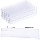 6 Pack Adjustable Drawer Dividers Organizers, Expandable Kitchen Drawer Organ...