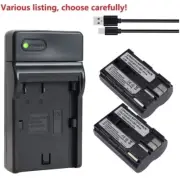 BP-511 BP-511A Li-ion Battery or Charger for Canon EOS 40D 50D 300D D10 D30 D60