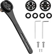 Mesee Integrated Bicycle Computer Mount, Bicycle Mount Out Front, Adjustable Stem Mount, Multi-Mount Handlebar Mount for Garmin, Bryton, GIT, Mounts for Action Cameras and Light