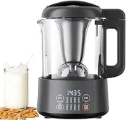 JOYOUNG Soy Milk Maker 1L, 2 in 1 Cooking Machine, Smart Glass Blender, Plant-based Nut Drinks, Self-cleaning and Multifunctional, 11H Appointment (Chinese Version)