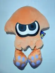 Genuine Splatoon 3 Inkling Squid ORANGE 16" Plush - Little Buddy 1880