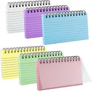 300PCS Ruled Lined Index Cards, 3x5 Inches Blank Flash Cards with Matte Protective Cases, Hole Punched Flashcards, Assorted Colored Cue Cards, Study Notecards for School Office Home (002)