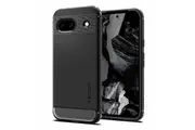 SPIGEN Google Pixel 8a Case, Genuine Rugged Armor Soft Slim TPU Cushion Cover for Google - Black