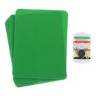 8Pcs Iron on Patches with Sewing Kit 4.9"x3.7" Patches for Clothes Green