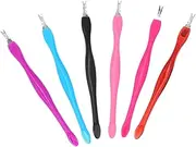 PLAFOPE 1set Cuticle Remover Dead Skin Forks Professional Nail Art Tools for Salons Home Use Easy to Use Manicure Kit