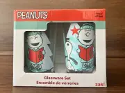 Zak Peanuts Characters Glassware Set of 2 16 oz 2021