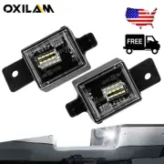 LED License Plate Lights Lamp Bulbs For 2019 Chevrolet Silverado 1500 LD OXILAM (for: Chevrolet)