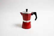 Coffee Culture Red Stove Top Coffee Maker 6 Cup Stove Top Coffee Maker, Red, CC-6CR