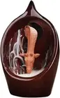 Decorative Backflow Incense Holder Giraffe Incense Burner Ceramic Light Brown