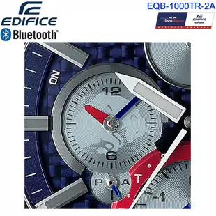 【金響鐘錶】CASIO EQB-1000TR-2A,公司貨,,EDIFICE,F1,紅牛限量款,太陽能,藍牙錶
