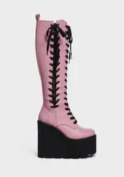 [Current Mood] Blush Like A Lullaby Platform Boots
