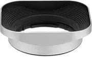 Haoge Metal Square Lens Hood for Olympus M.ZUIKO DIGITAL 45mm F1.8 lens Bayonet Shade Hood LH-OM45-W Silver