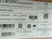 在飛比找Yahoo!奇摩拍賣優惠-康寧corning cat 6網路線原3M品牌/箱305米可