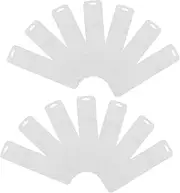 CHILDWEET 100 Pcs Transparent Packaging Pouches Resealable Packaging Bags Clear Storage Pouch for Keychains Jewelry and Party Favors