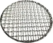 Simple Firewood Grill Barbecue Stove Rack Stainless Steel Camping Grill Firewood Grill Multi-sizes Round Pot Rack Grill Grate Mesh Pads