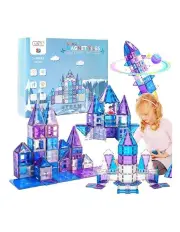 [Jenjo] Magnetic Ice Tiles 120pcs in Multi