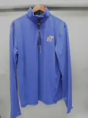 CUTTER & BUCK MEN'S QUARTER-ZIP PULLOVER KANSAS UNIVERSTITY JAYHAWKS LOGO XL NEW