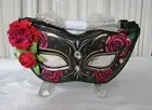 Betsey Johnson Kitsch Mask Crossbody Bag Halloween Rhinestone Masquerade NWT
