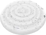 Inflatable Hot Tub Cover Square - Round Hot Tub Lid Windproof Rain-Proof Energy Saving Spa Cover Inflatable Spa Lid for Hot Tub Protection