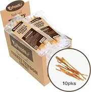 Afreschi Turkey Tendon Dog Treats for Signature Series, All Natural Human Grade Puppy Chew, Ingredient Sourced from USA, Hypoallergenic, Easy to Digest, Rawhide Alternative, Box of 10 Packs