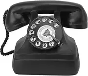 GRCFUMO Large Retro Decorative Phone Model, Creative Retro Dialing Telephone Decoration, Antique Phone Figurine Cafe Bar Window Decor Model for Cafe Bar Window Home Desk Decoration (-13)