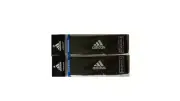 2 Pack Adidas Headbands Reversible Running Workout Sport Black / Gray Climalite