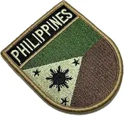 [BR44] BP0218EV03 Bahamas Flag Embroidered Patch Closure Contact