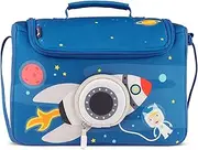 [tonies] Listen & Play Bag - Blast Off, Carry Bag to Store Toniebox, Headphones, Charging Station, and Six or More, Kid's Gifts, Navy Blue, Modern