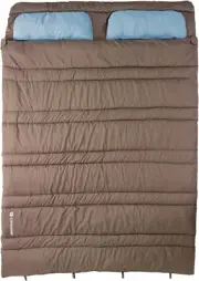 5445 Double Sleeping Bag Firestone (0C) Double Sleeping Bag, Brown