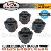 4x EXHAUST RUBBER HANGER MOUNT FOR FORD FALCON ED EF EL AU BA BF FG UTE MOUNTING (for: Ford)