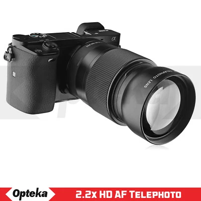 Opteka Telephoto 2.2X for Nikon AF-S NIKKOR 50mm f/1.4G DSLR Camera Lenses